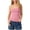 Pink, variant on Summer Women'S Undershirts Tank Tops Solid Color Sleeveless Tube Casual Tight Camisoles S-L