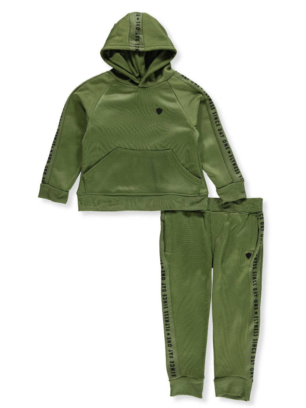 boys green sweatsuit