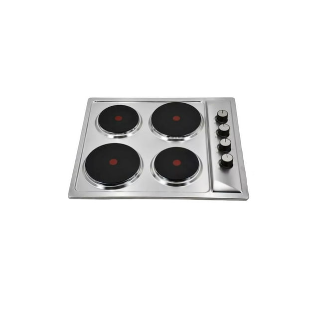 Parrilla Eléctrica MAXIMS JZBS4E01 4 Quemadores Acero Inoxidable Empotrable 110V 3 Niveles de Potencia