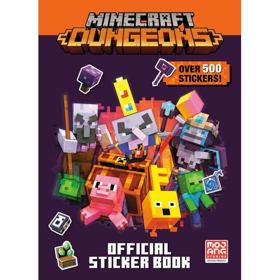 Minecraft Official Dungeons Sticker Book (Minecraft) (Paperback)