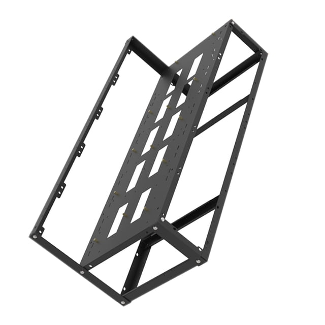 unbranded 1Jgo Caja De Para Mining Rig Abierto Doble Capa Compatible Con Refrigeración