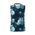 thumbnail image 6 of Lsque Ink Rose Print Men's Cotton Blend Sleeveless Muscle Shirts (S-3XL)- Moisture Wicking, Odor Protection, UPF 30+,Medium, 6 of 8