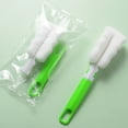 thumbnail image 6 of 3PCS Bottle Brush Bottle Washer Set Long Sponge Bottle Cleaning Brushes Baby Bottle Cleaner Brush Random Color, 6 of 6