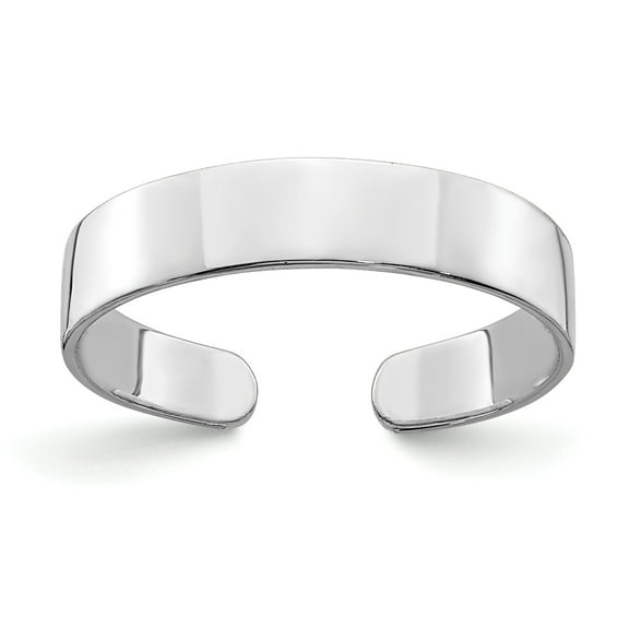 Primal Gold 14 Karat White Gold Adjustable Toe Ring