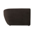 thumbnail image 4 of Moe's Home Collection Amelia Right Arm Facing Chaise Espresso Fabric, 4 of 6