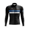 thumbnail image 2 of Maillot de ciclismo de invierno para hombre, ropa de ciclismo de manga larga para carreras profesionales, ropa térmica de malla/polar UV para primavera y otoño, ropa de ciclismo RIGHTTRACK, 2 of 5