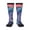 3 Black, variant on Hip-Hop DJ Dolphin Print Thigh High Socks Extra Long Stretchy Sock Women Over Knee High Opaque Stocking Daily Wear
