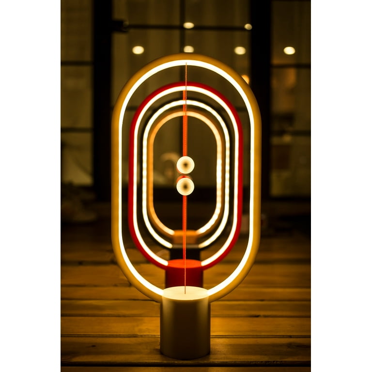 Heng Balance Lamp Ellipse Plastic USB Chargeable Black