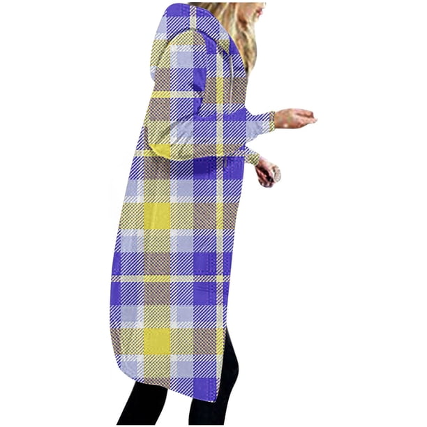 Puntoco Chaqueta De Mujer Chaqueta De Mujer Engrosamiento Y Lana E Invierno Casual Cremallera Manga Larga Bolsillo Con Capucha Suéter Largo Liquidación De Navidad Puntoco Puntoco-4337