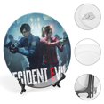 thumbnail image 4 of Resident Evil Plato decorativo de porcelana fina (bone china), plato decorativo de cerámica para hogar, oficina, soporte de pared, platos decorativos para dormitorio - 6 pulgadas (15 cm), 4 of 6
