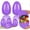Purple_Free Size, variant on 11.8 Inch Open Top Jumbo Easter Egg Plastic Refillable Shell In Bright Colors For Party Gift Basket Fillers, Surprise Storage, Hunt Activity, School Classroom, Seasonal Decor, Reusable Durable Design