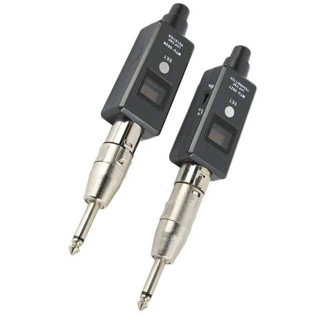 Inalámbrico de Micrófono XLR, Receptor Transmisor Y 2.4GHz 20Hz A 20 kHz Batería Recargable Inalámbrico de Micrófono para Altavoz Amplificador