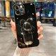 thumbnail image 4 of Funda giratoria con soporte de molino de viento, cubierta chapada en oro para iPhone 15 Pro Max 14 13 12 11 Pro Max XR X XS 7 8 Plus 6S, 4 of 5