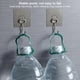 thumbnail image 4 of Bearachild Ganchos de pared Colgador de almacenamiento a prueba de agua Gancho autoadhesivo Estante de pared ajustable para cocina Baño Oficina Almacenamiento y organización del hogar gris Largo 8*8cm, 4 of 6