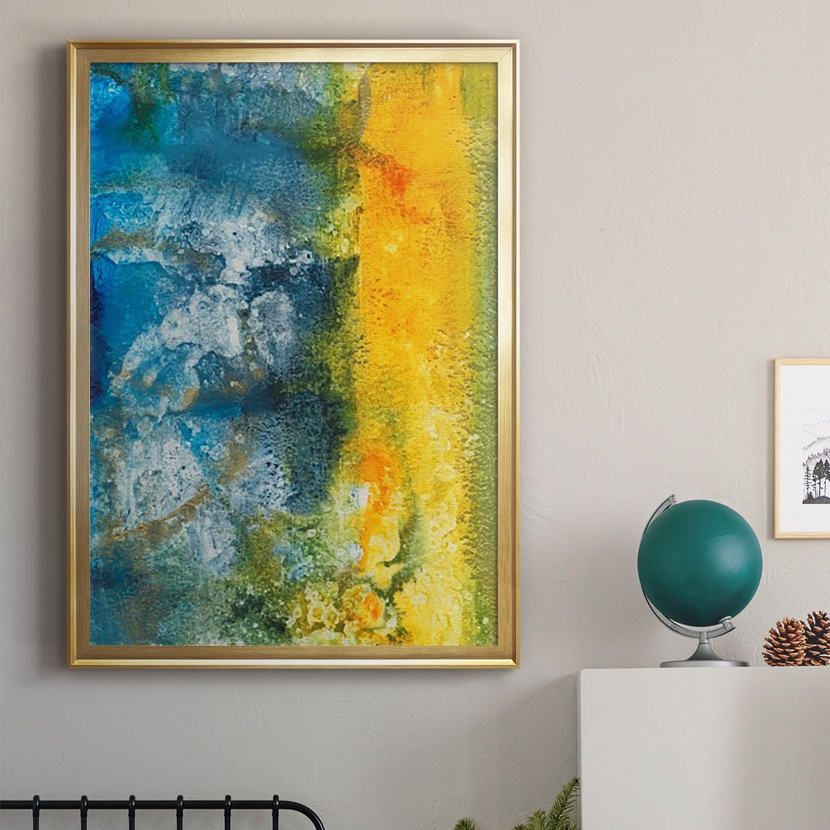 Aquatic Energy II Premium Framed Print, in Gold, Black, or Silver - Ready to Hang