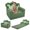 Green, variant on Beavtaens Toddler Sofa Chair, Extra Large 53.1" x 23.6" Kids Couch, 2-in-1 Flip Open Sofa Bed, Green
