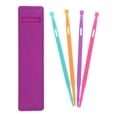 thumbnail image 3 of KAKOWELY purple thang sewing tool 4pcs Thang Sewing Tool Set with Felt Storage Bag Multifunctional Portable Sewing Projects Repairs Crafting Needs For Home Travel, 3 of 4