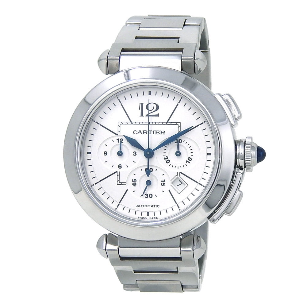 Pre-Owned Cartier Pasha W31085M7 Steel 42mm Watch (Certified Authentic \u0026  Warranty) - Walmart.com