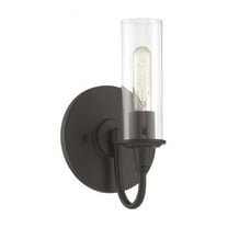 38061-ESP Craftmade Lighting Modina - One Light Wall Sconce - 5.25 inches wide by 11.25 inches high-Espresso Finish