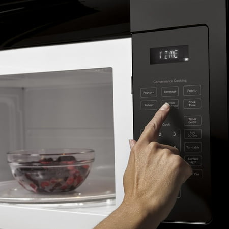 GE - 1.6 Cu. Ft. Over-the-Range Microwave - Black