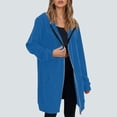 thumbnail image 5 of XUANTAOO Women Zip Up Hoodie Layering Jacket with Pockets Long Sleeve Tops Loose Spring Wear Womens Sweatshirts, 5 of 7