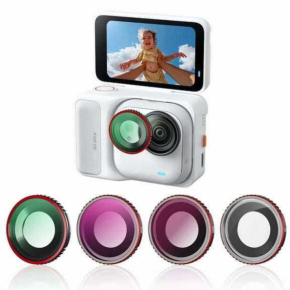 ULTRA 4 PACK FILTER SET FOR INSTA360 GO ULTRA ND32 ND64 UV CPL FILTER SET