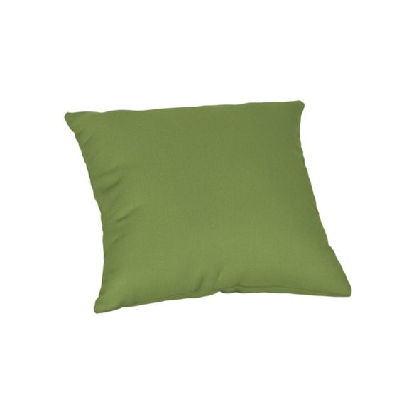 Casual Cushion Solid Sunbrella® Fabric 1-Piece Indoor/Outdoor Square Throw Pillow, 20"W x 20"L, Spectrum Cilantro