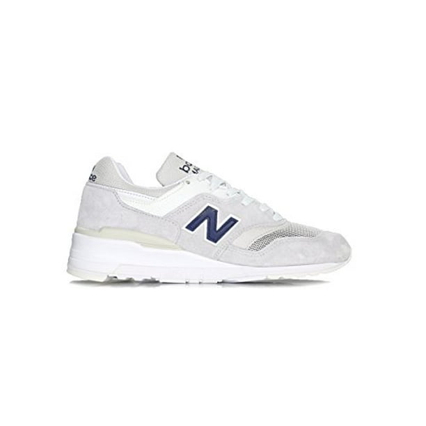 New Balance M997JOL: 997 Made in USA Off White Navy Mens Lifestyle 