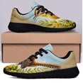 thumbnail image 3 of South Carolina Spring Wren Bird And Yellow Jessamine Shoes Sneakers Black Size 7.5, 3 of 7