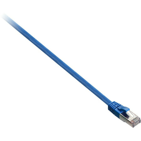 V7 V7 Cat5e Cable Rj45 Stp Shielded Blue 1ft - Category 5e For Network Device, Hub, Router, Switch, Modem - 125 Mb/s - 1.64 Ft - 1 X Rj-45 Male Network - 1 X Rj-45 Male Network -