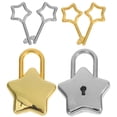 thumbnail image 5 of WHAMVOX 2pcs Mini Diary Book Lock Small Piggy Shaped Container Padlock, 5 of 8