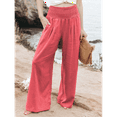 thumbnail image 4 of Women Linen Palazzo Pants, 4 of 8