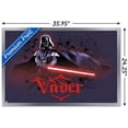 thumbnail image 3 of Star Wars: Original Trilogy - Vader Calligraphy Wall Poster, 22.375" x 34", Framed, 3 of 3