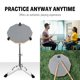 thumbnail image 3 of Drum Practice Pad Donner Silent de 8 pulgadas con baquetas, color gris, 3 of 8