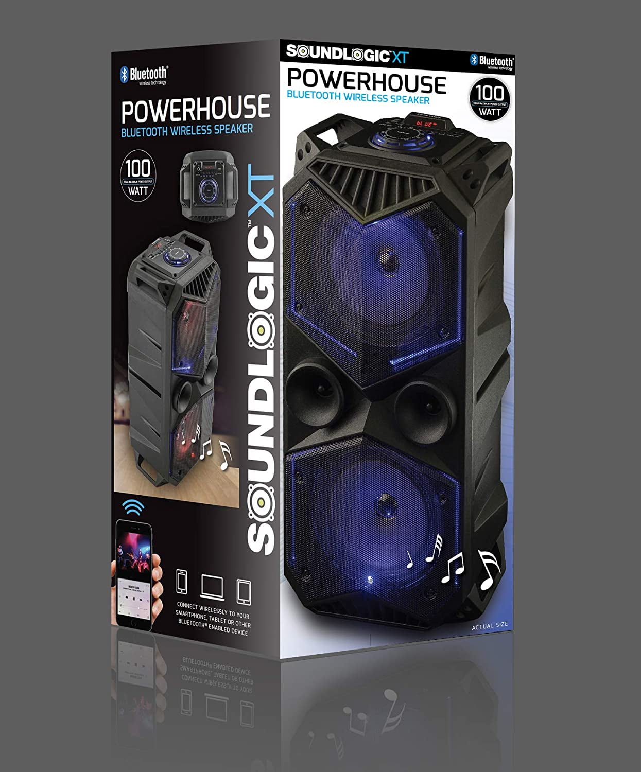 Wireless Speaker Soundlogic Powerhouse Bluetooth Speaker