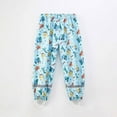 thumbnail image 4 of Children's Boys Girls Waisted Rain Pants Cute Print Thin Rain Waterproof Pants Raincoat Rain Gear Pants for Kids, 4 of 8