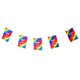 thumbnail image 2 of Bandera Copa 2018 14x21 cm 5,5 metros Bandera de cadena Barras deportivas Decoración Macarena Bandera de arco iris, 2 of 8
