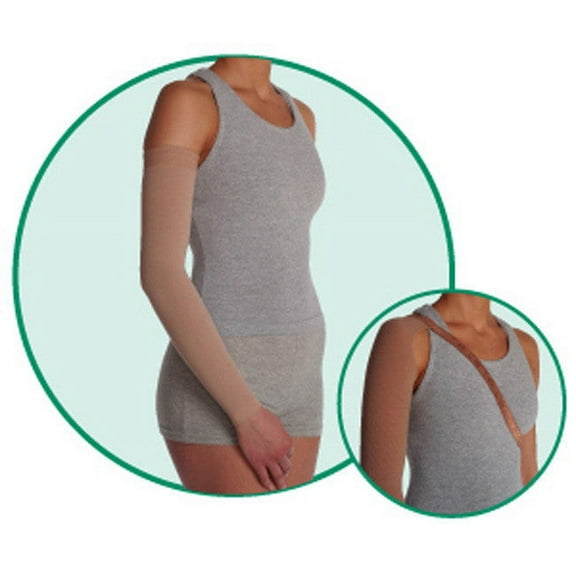 3511 Dynamic Lymphedema Armsleeve w/Shoulder Strap - 20-30 mmHg Reg Long 3511CHL-P