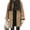 Camel Color, variant on Women Casual Thicken Wool Blend Coat Long Sleeve Button Down Outwear with Pocket Camel Color L