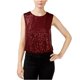 thumbnail image 1 of Rachel Roy Body con lentejuelas para mujer, rojo, mediano, 1 of 2