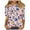 Multicolor Plus Size Blouse for Women_m, variant on CYMMPU Tunic Tops 3/4 Sleeve Crew Neck Floral Printed Loose Fit Blouses for Women Dressy Casual Spring Tops Fall Trendy Shirts Lightweight Basic Tees Multicolor M