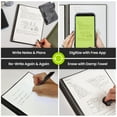 thumbnail image 6 of Rocketbook Core Smart Spiral Notebook, Dot-Grid and Lined Pages, 36 Pages, 6"x8.8", Black, 6 of 6