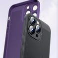 thumbnail image 4 of Designed for iPhone Case,Luxury Mesh Heat Dissipation Camera Lens Protection Shockproof Protective Cover Phone Case (Purple,iPhone 14), 4 of 6