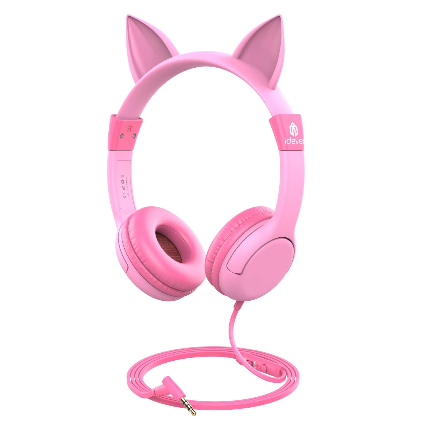 iClever Children's On-Ear Headphones, Pink, IC-HS01 - Walmart.com
