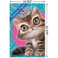 thumbnail image 3 of Animal Club - Kitten in a Tiara Wall Poster with Push Pins, 14.725" x 22.375", 3 of 3