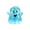 Blue, variant on Halloween Ghost Squishy Toy Malt Sugar Style Stress Relief Squeeze Toy Slow Rising Sensory Fidget Toy for Hand Play