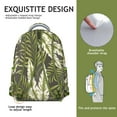 thumbnail image 5 of Hawaii Tropical Wind Palm Leaves Print Backpack: Durable Lightweight Laptop Daypack for High School & College Students, Large Capacity Bookbag with Padded Sleeve, Perfect Gift Work, and Travel, 5 of 6