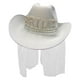 thumbnail image 1 of Estilo occidental Parpadeante Rhinestone Novia Velo Sombrero Blanco Mujer Traje Ropa Adulto Sombreros sol para Cóctel Yuyangstore sombrero de vaquera, 1 of 3