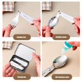 thumbnail image 4 of Lerpwige Camping Cutlery Set Fork Spoon Metal Tableware for Outdoor Picnics Hiking, 4 of 13