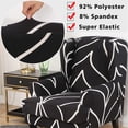thumbnail image 3 of Wing Back Chair Covers with Arms Piece Slipcovers for Armchair Washable Stretch Print Pattern Wingback Chair Cover Furniture Protector Geometry, 3 of 7